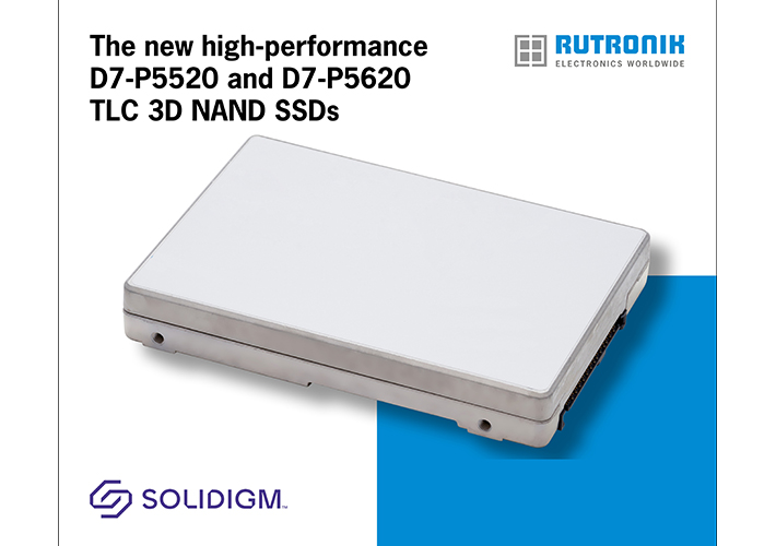 foto Las memorias SSD TLC 3D NAND de alto rendimiento de Solidigm estarán pronto disponibles en Rutronik.
